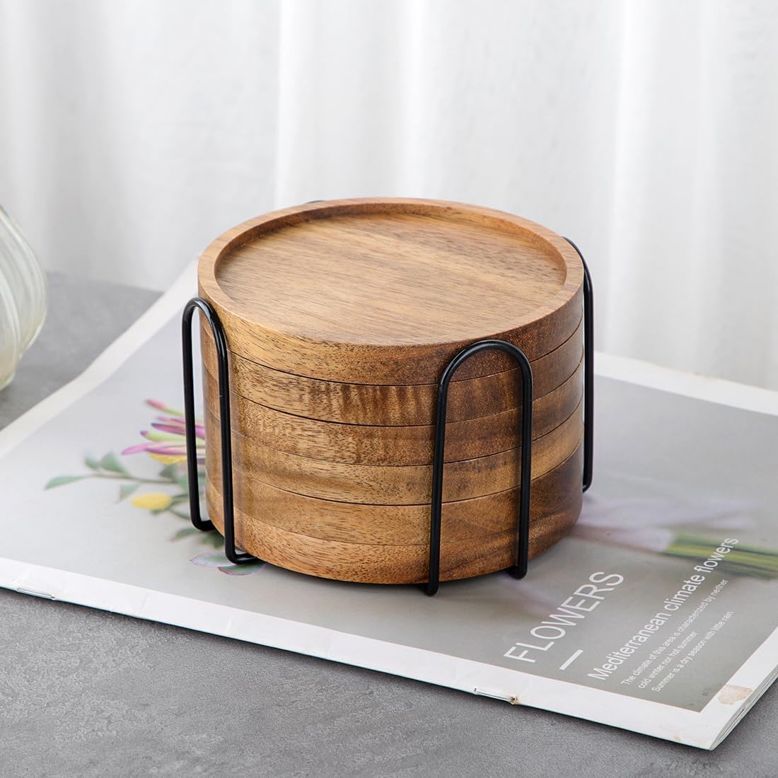 Holder for Coffee Dining Table Wooden / 4.33in/11cm / 4.33 Inch