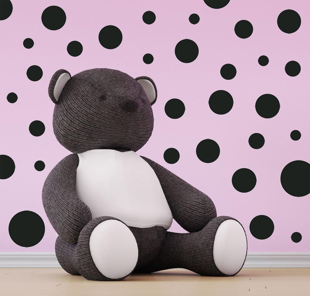 Polka Dot Wall Decals / Black