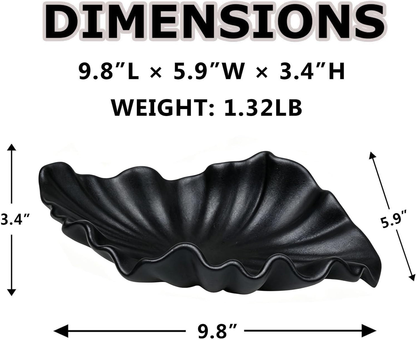 Balck Smal Bowl / Black / 9.8" Small