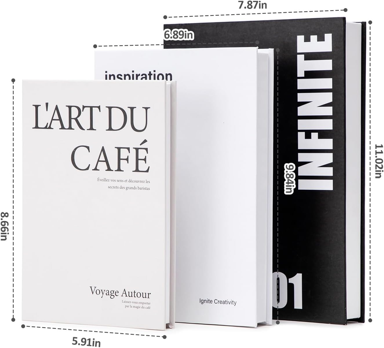Fake Faux Books for Chic Trendy Home Decor / Stockholm