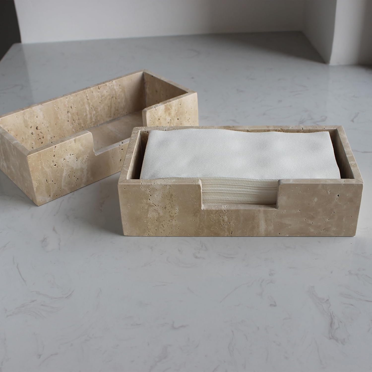 Holder / Paper Hand Basket / 9.8 x 4.9 x 2.8 / Guest Towel / Natural