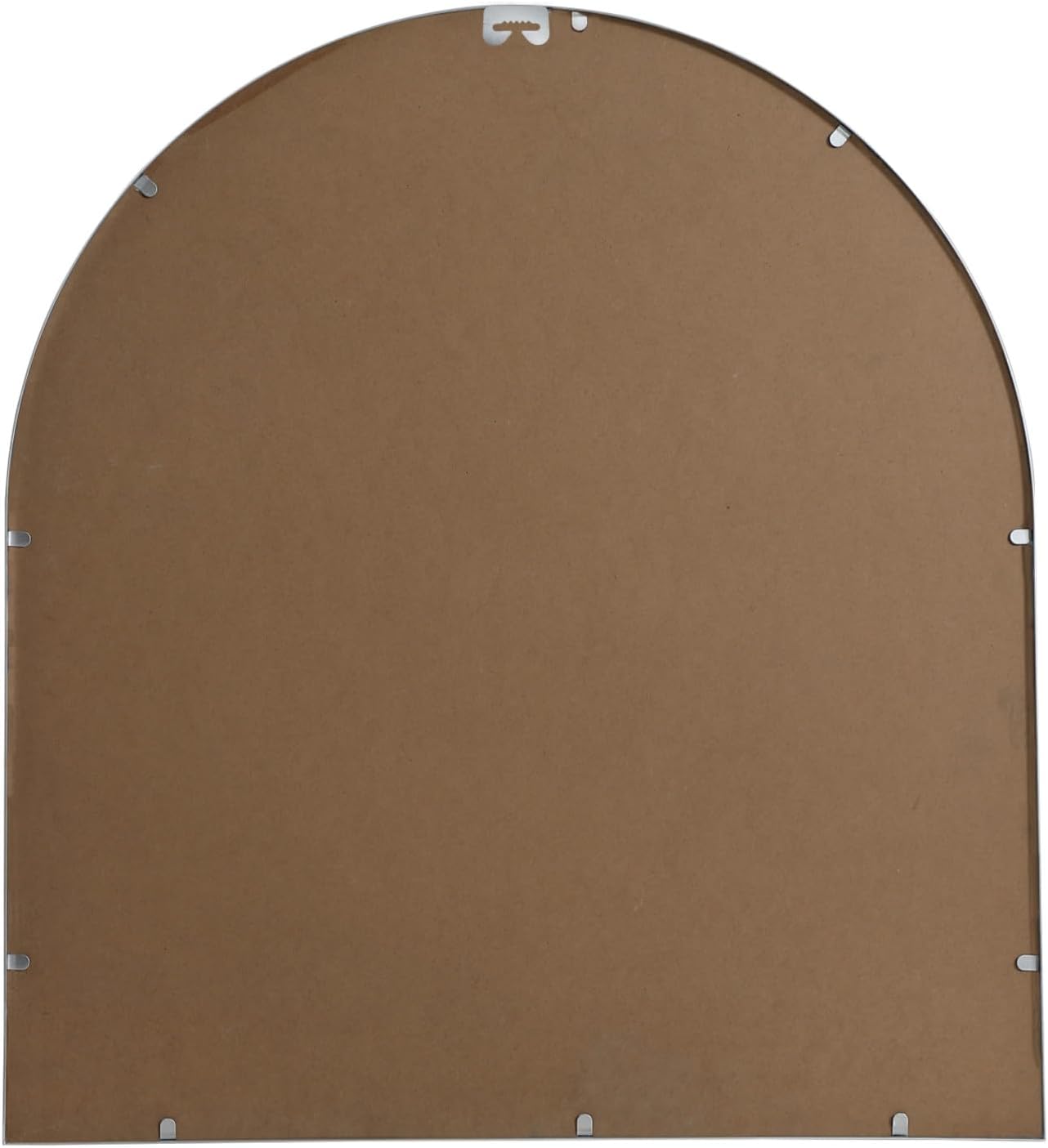Elegant Decor Ayra Arch Modern MDF Wood/Iron Mirror in Brass / 33 x 36