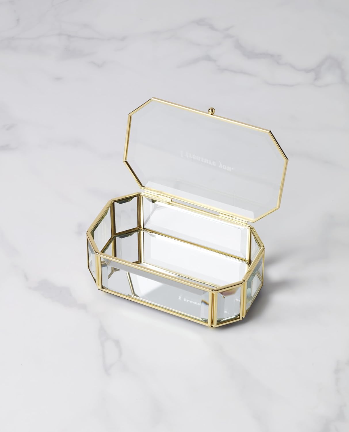 I Treasure You Jewelry Box / Clear