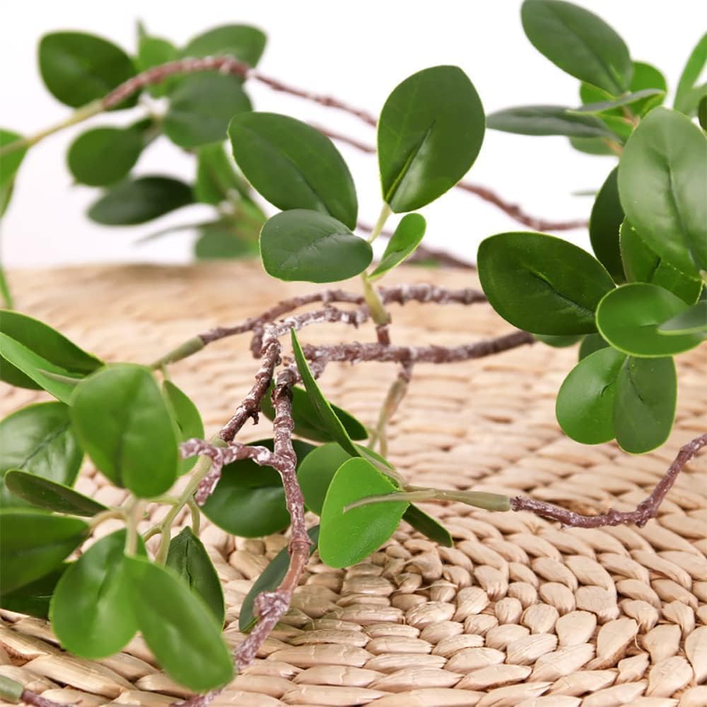 Faux Stems Artificial Branches for Vase Greenery Stems Faux Branches for Vase / Green / Set of 6