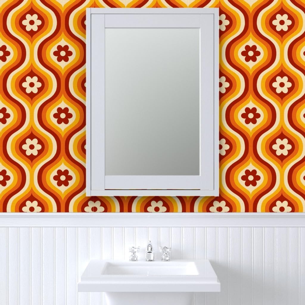 Peel & Stick Wallpaper Swatch / 24 x 12 / Yellow