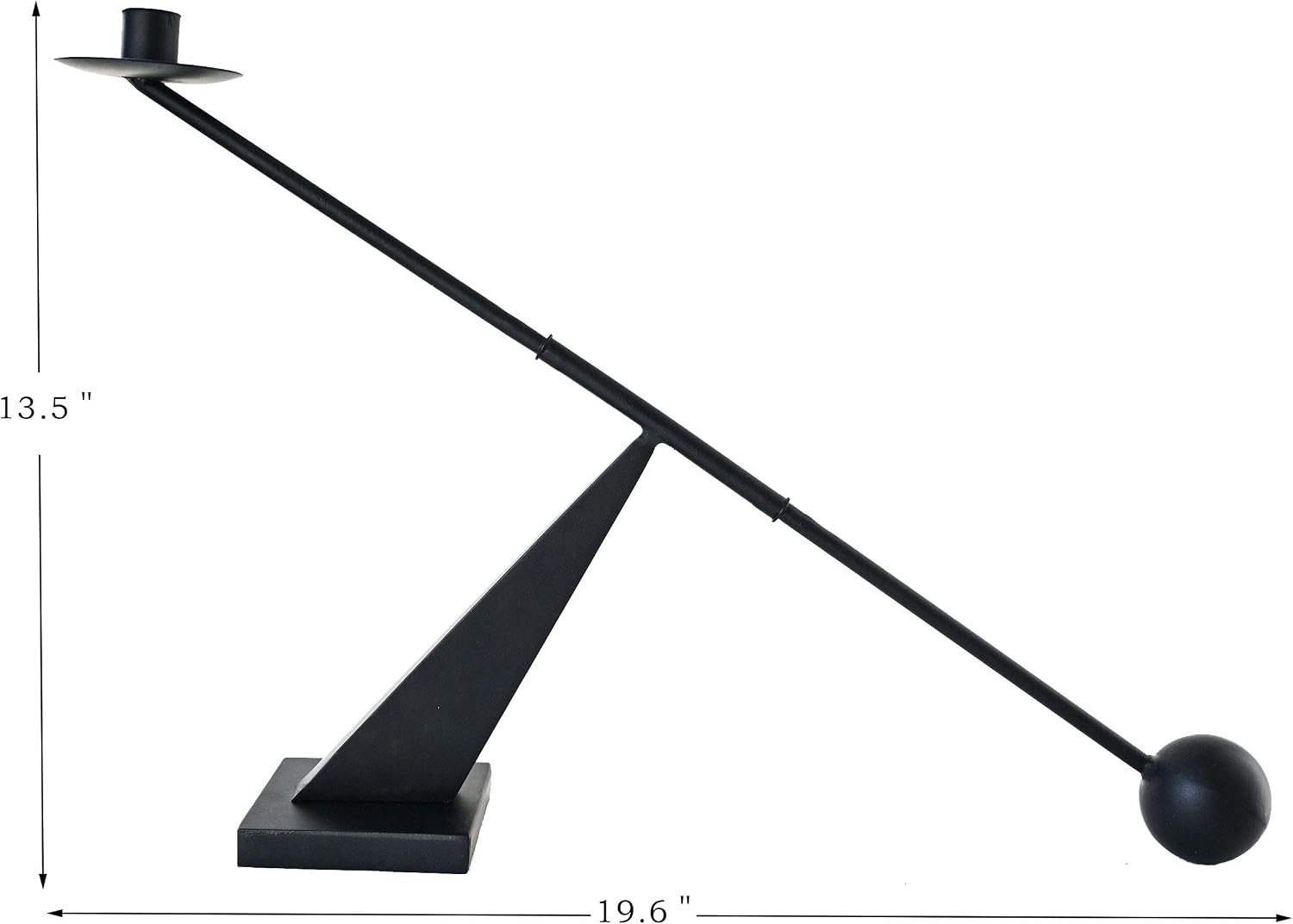 Black Metal Modern Candle Holder Candlestick Holders Decorative Candle Stand, Tapered Candle Holders Home Decoration 19