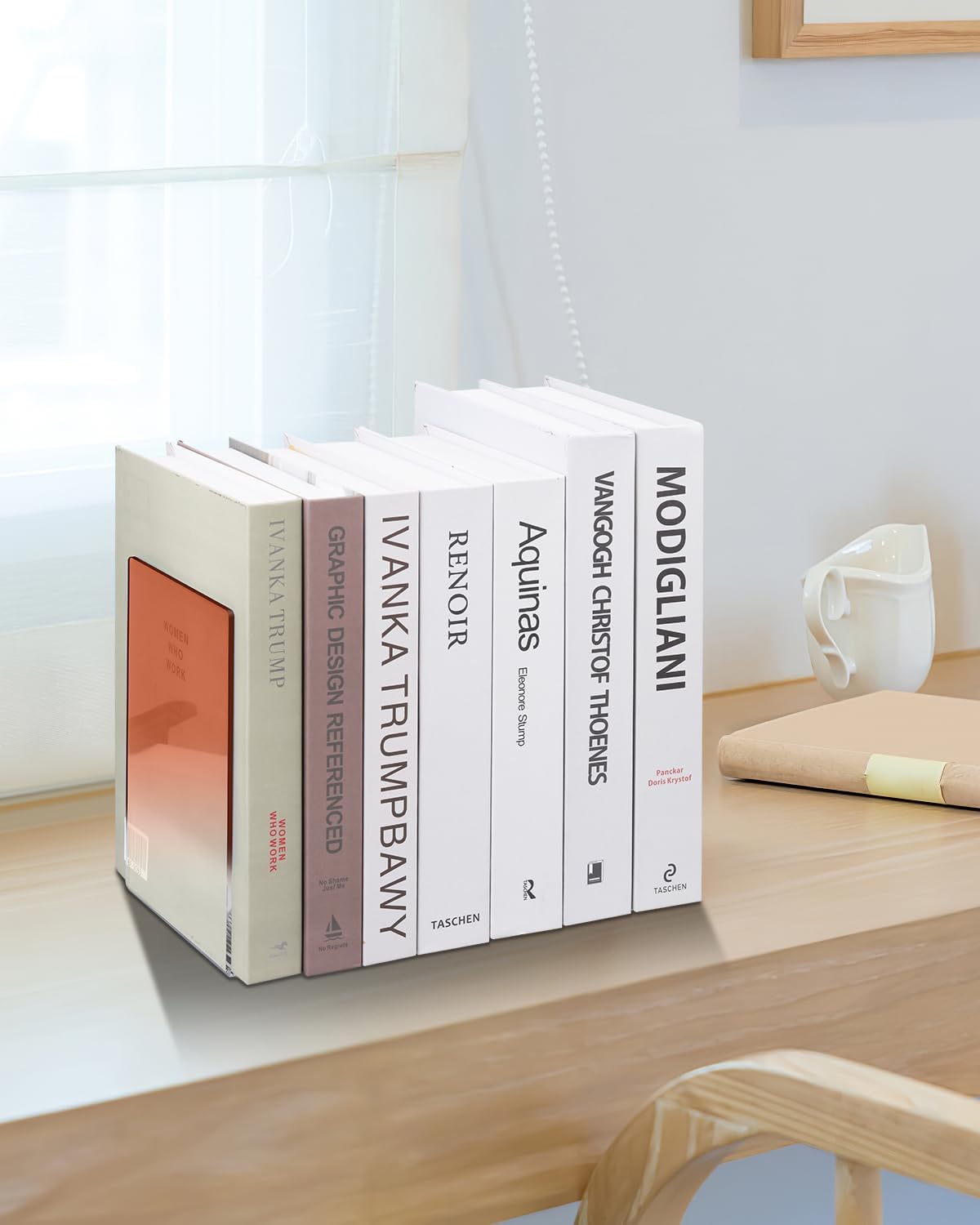 Acrylic Bookends / Book Ends / Orange