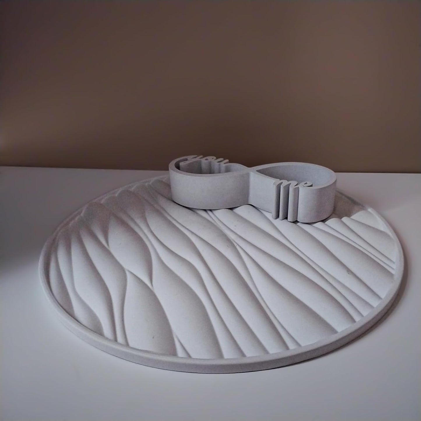 Big Round Resin Tray Molds / Big Round Wave Tray / 11.8 Inch