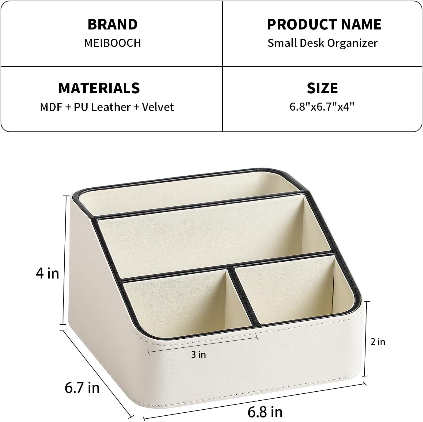 Remote Control Holder / Cream