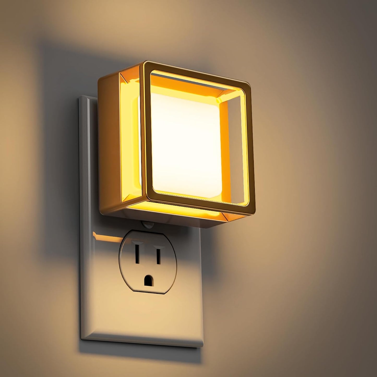 DORESshop Night Light,Night Lights Plug into Wall,2 Pack 3000K Nightlight