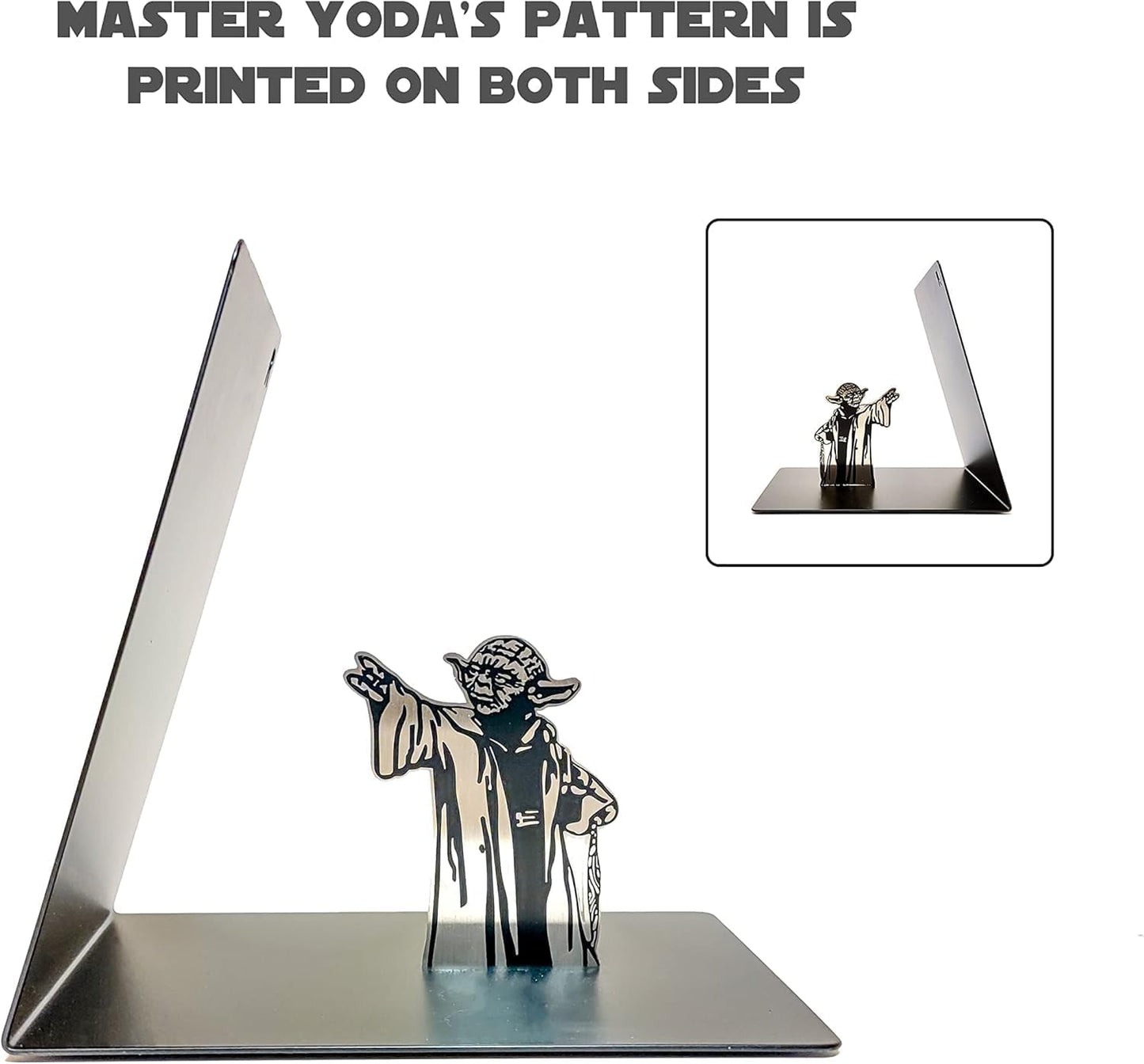Master Yoda Force Metal Bookend