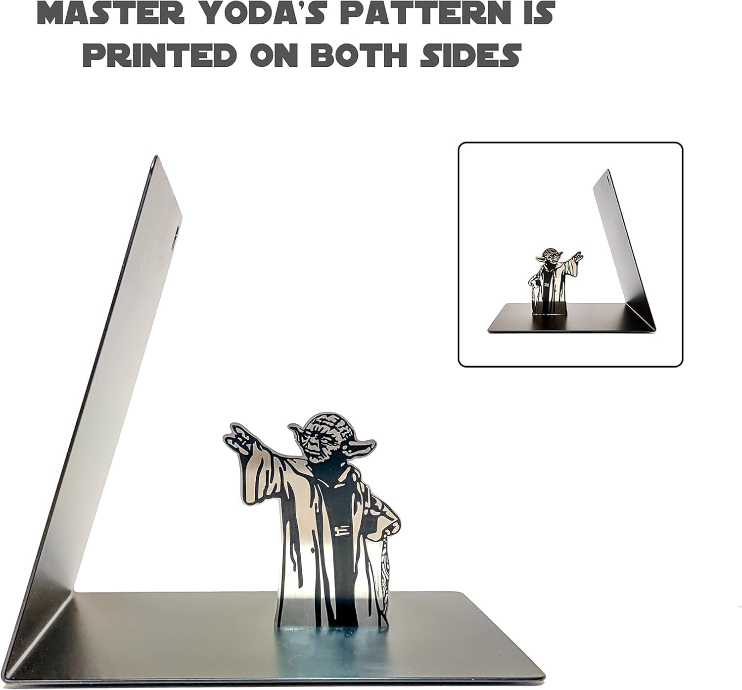 Master Yoda Force Metal Bookend