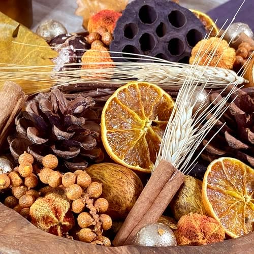ANDALUCA Fall Harvest Fragrance Potpourri Decorative Vase & Bowl Filler Home Décor (Autumn Harvest)
