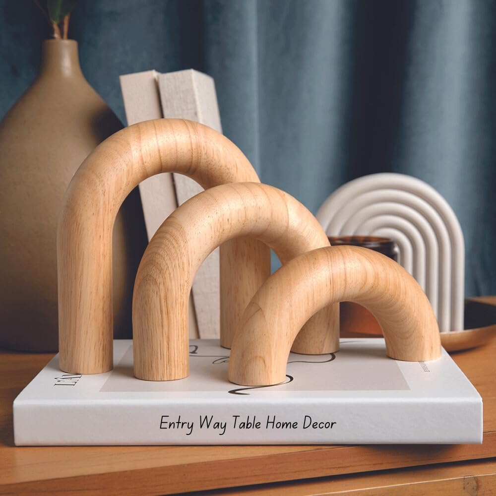 3-Piece Natural Arches Home Decor Set / Natural 3pc Set Arches