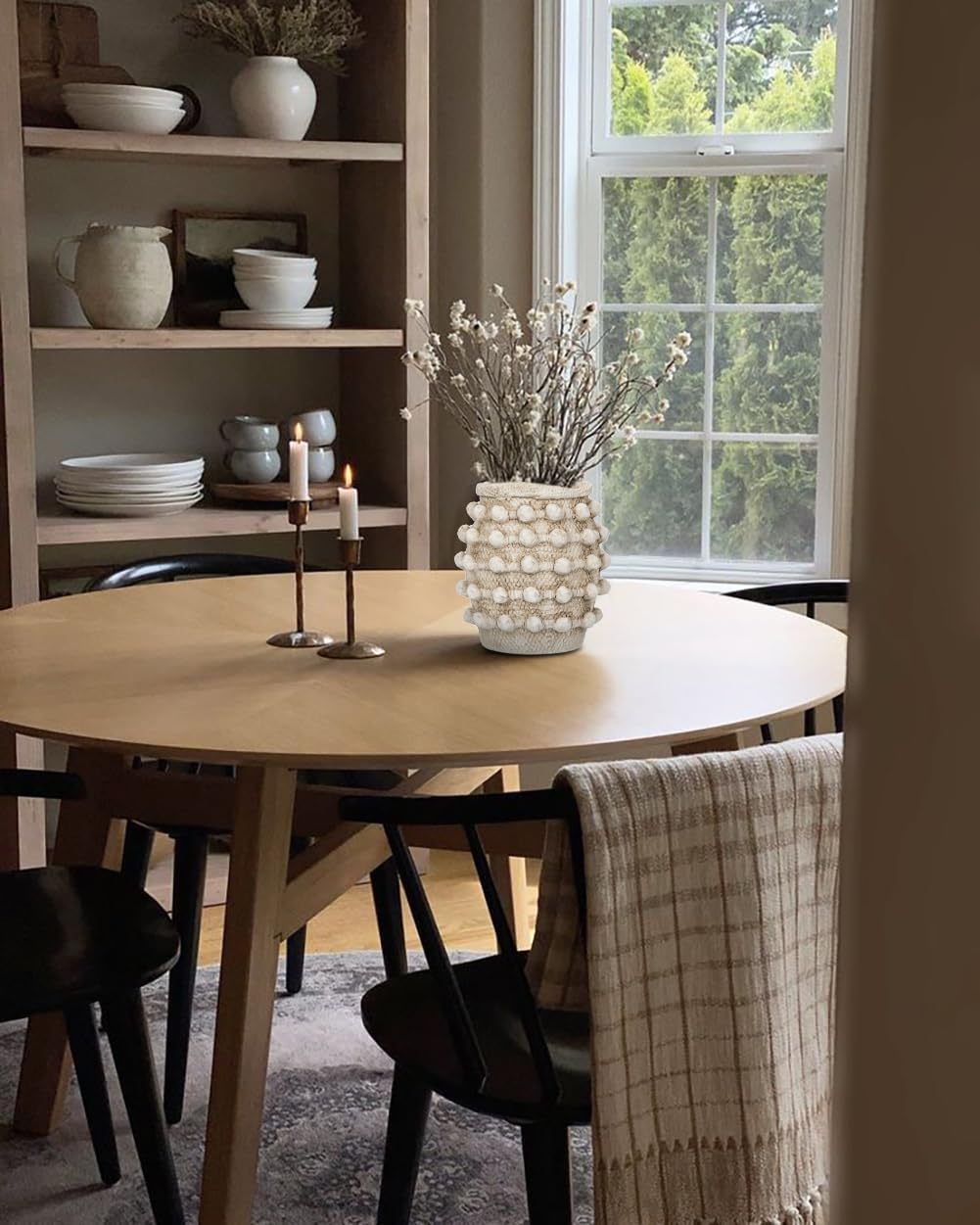 Rustic Farmhouse Vase / Beige