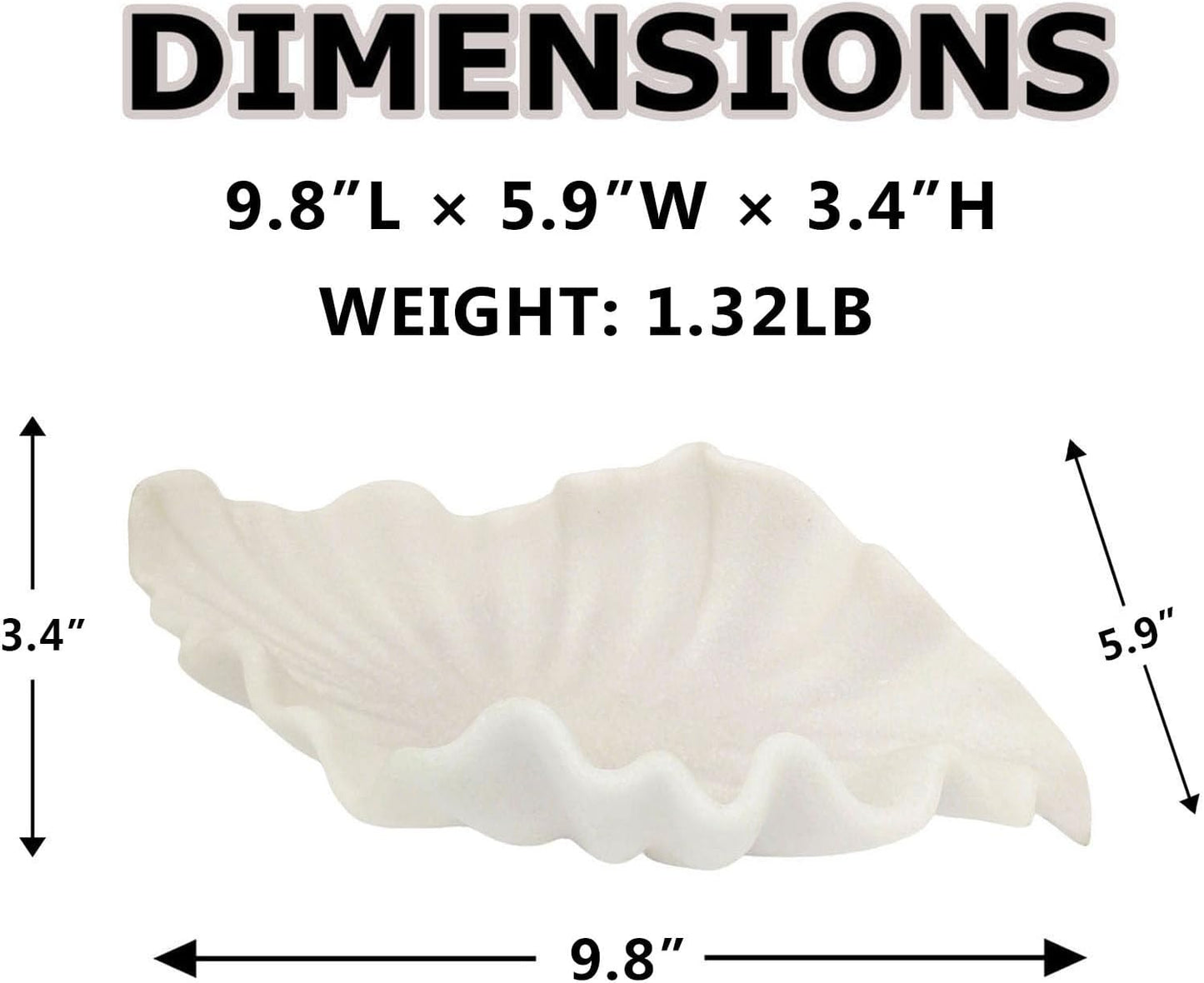 Smal Decorative Bowl / Off-white / 9.8" Small