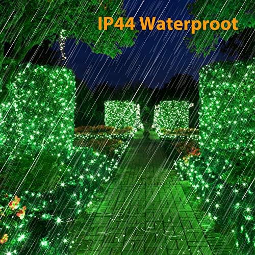 Brizled Outdoor Christmas Lights Green, 78.74ft 240 LED Mini Light String