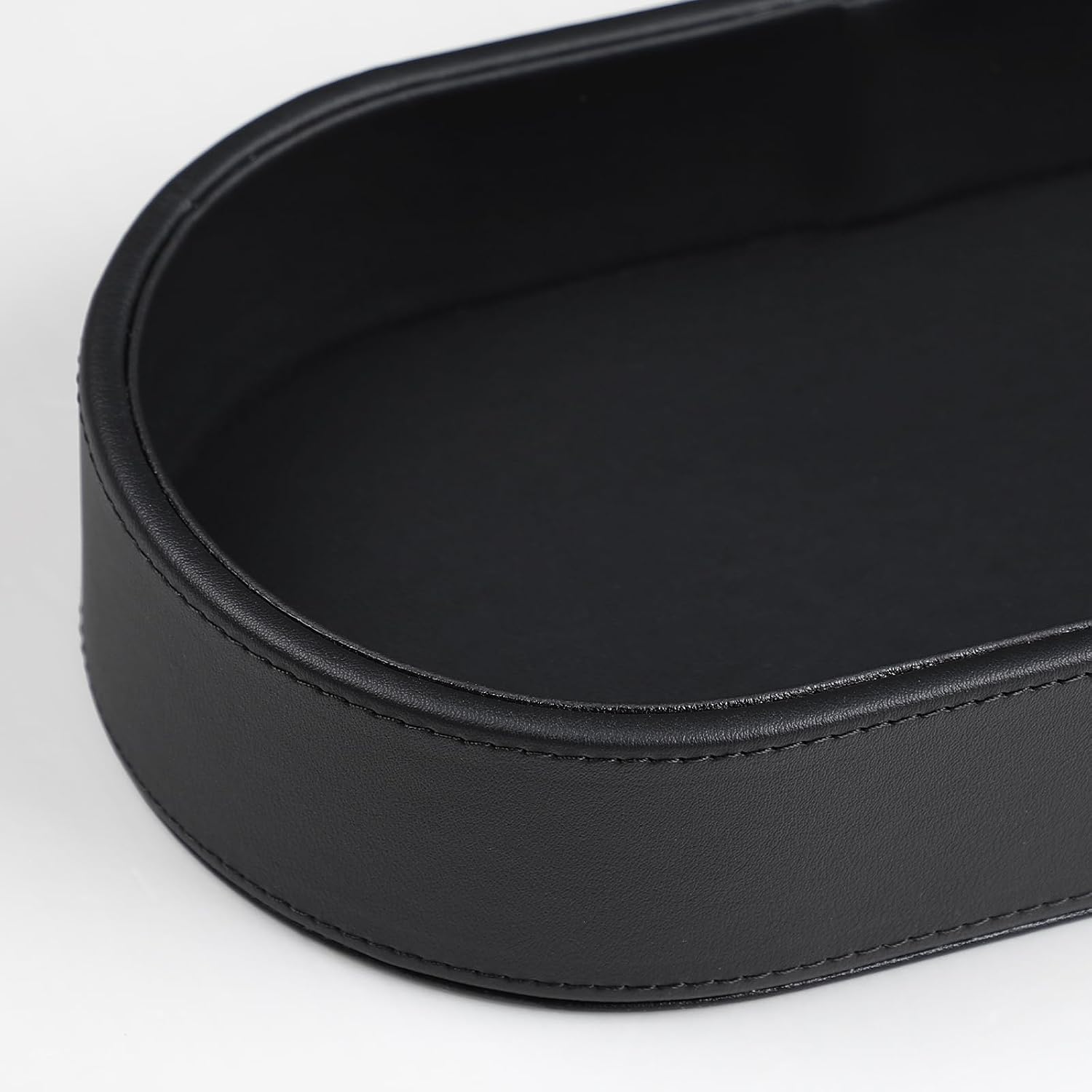 Oval Desk Valet Tray / Black