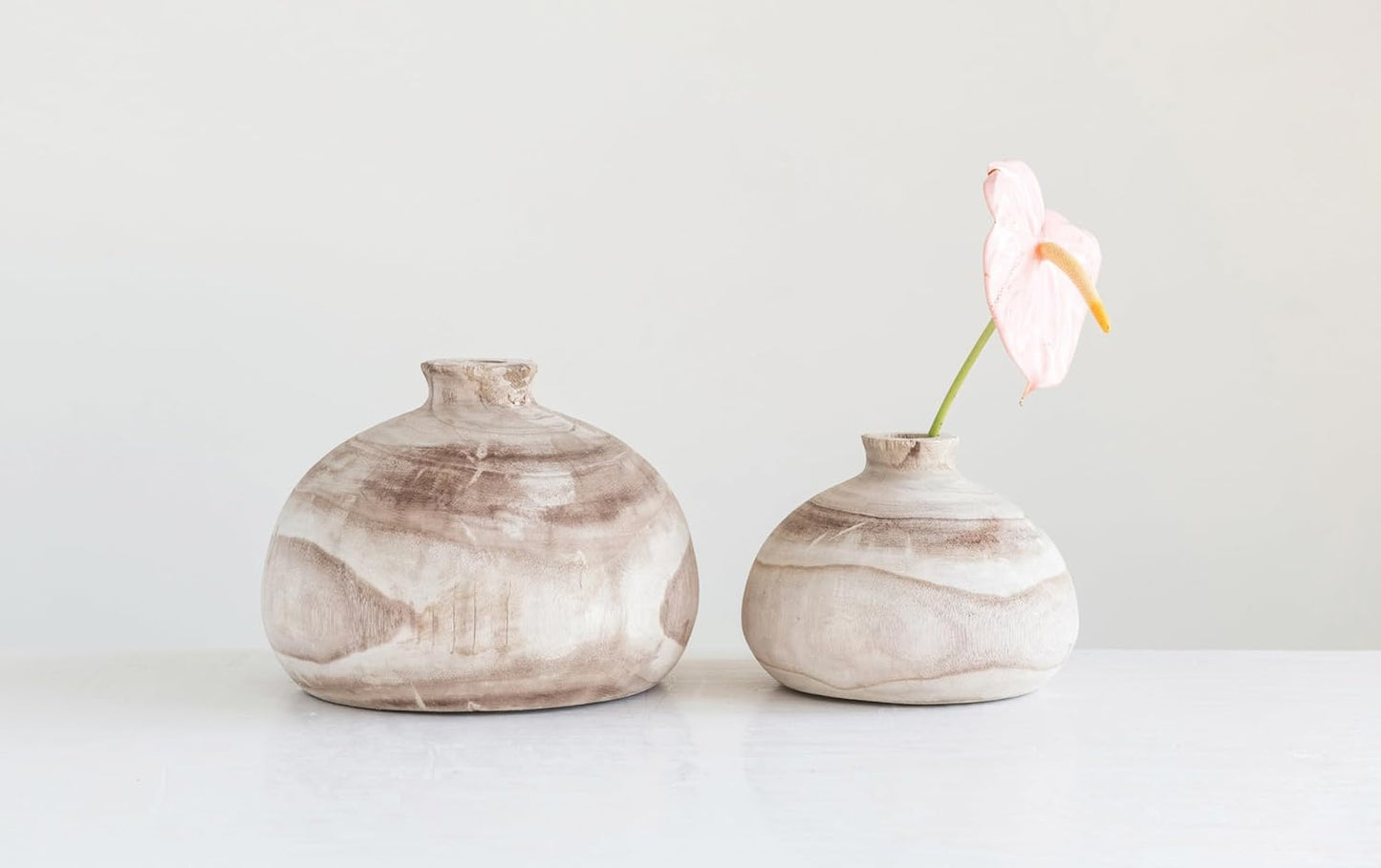 Small Paulownia Wood Vase