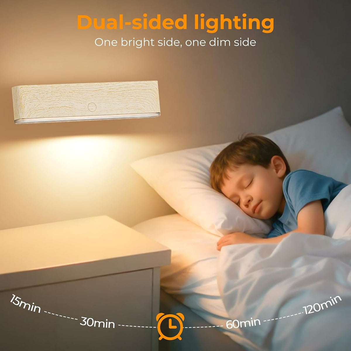MOITA Magnetic Wireless Battery Operated Wall Sconce, Rechargeable Remote Control & Touch Control Wall Sconces Set of