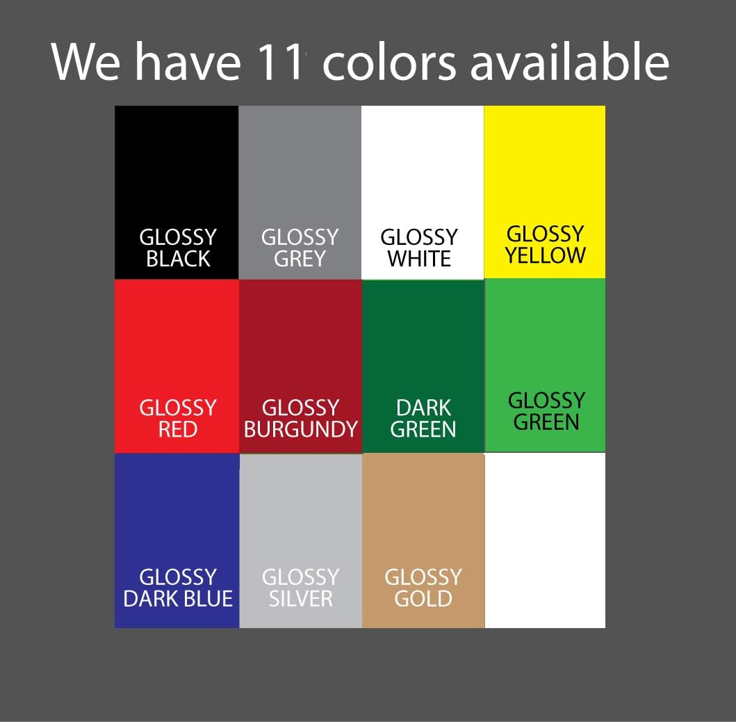 Custom Business Hours Window Decal / 10.5 x 13.5