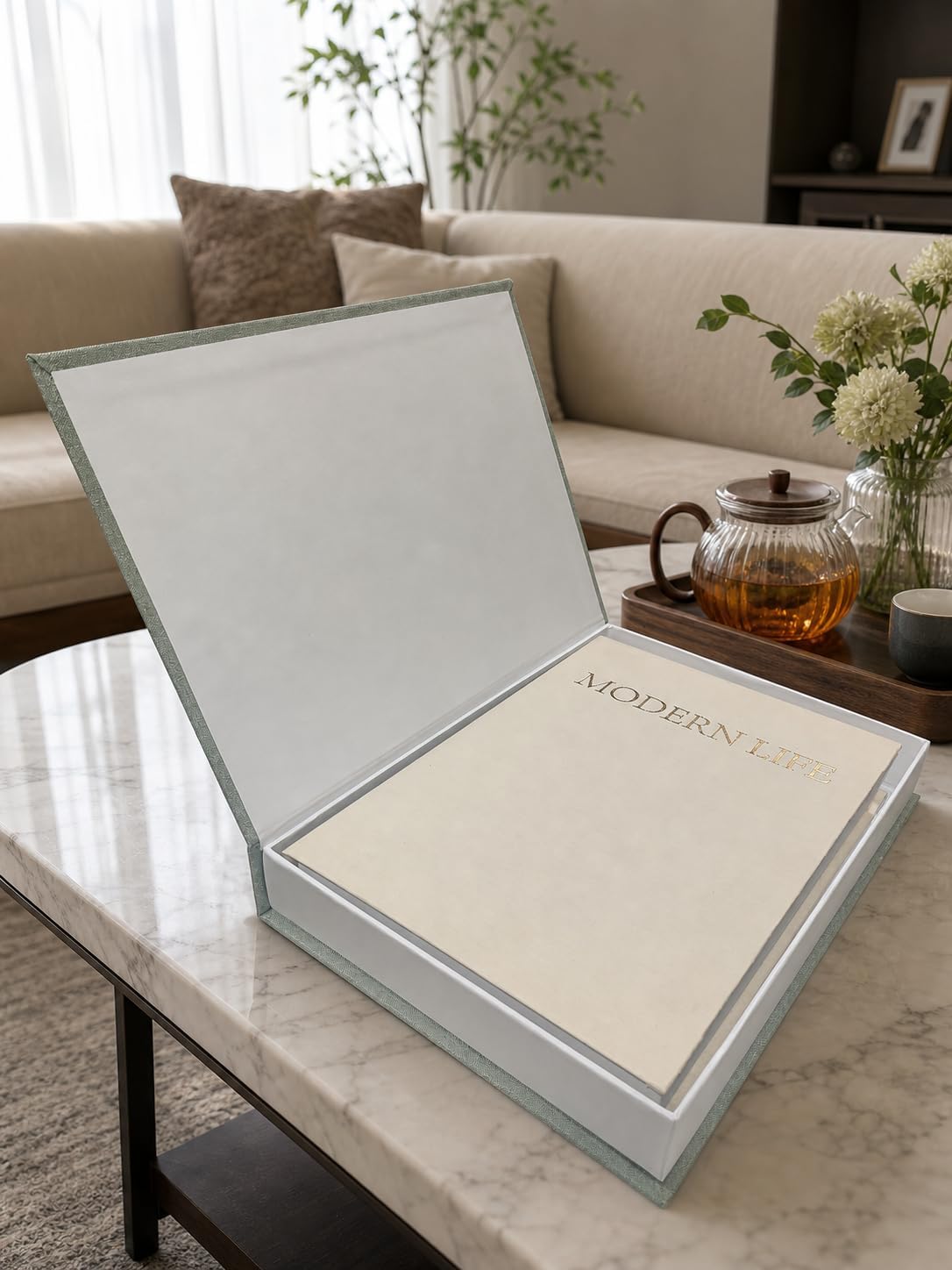 Linen Decor Books / Set of 2