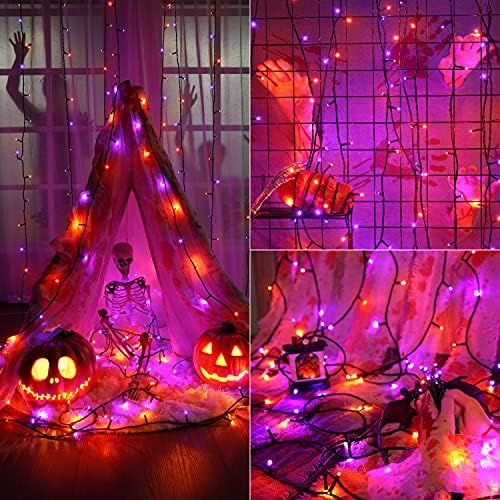 Brizled Outdoor Halloween Lights, 164FT 500 LED Halloween String Lights