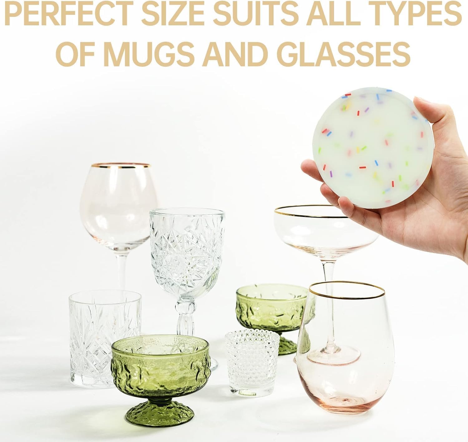 Glow in Dark / Coaster Set, , White / Set of 8