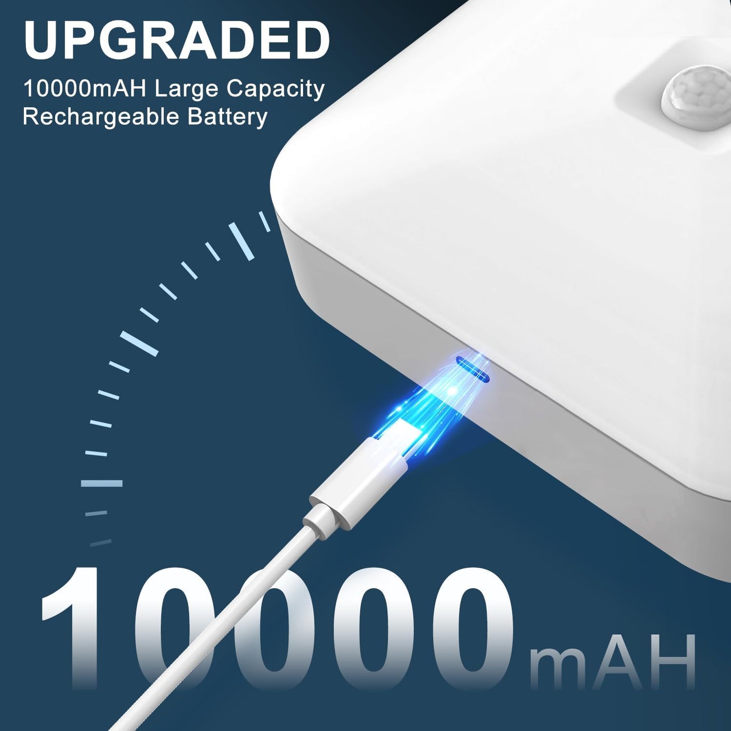 Rechargeable Motion Sensor Closet Light, 500LM Wireless Ceiling Light 2Pack | 5000K Cool White, Battery Operated