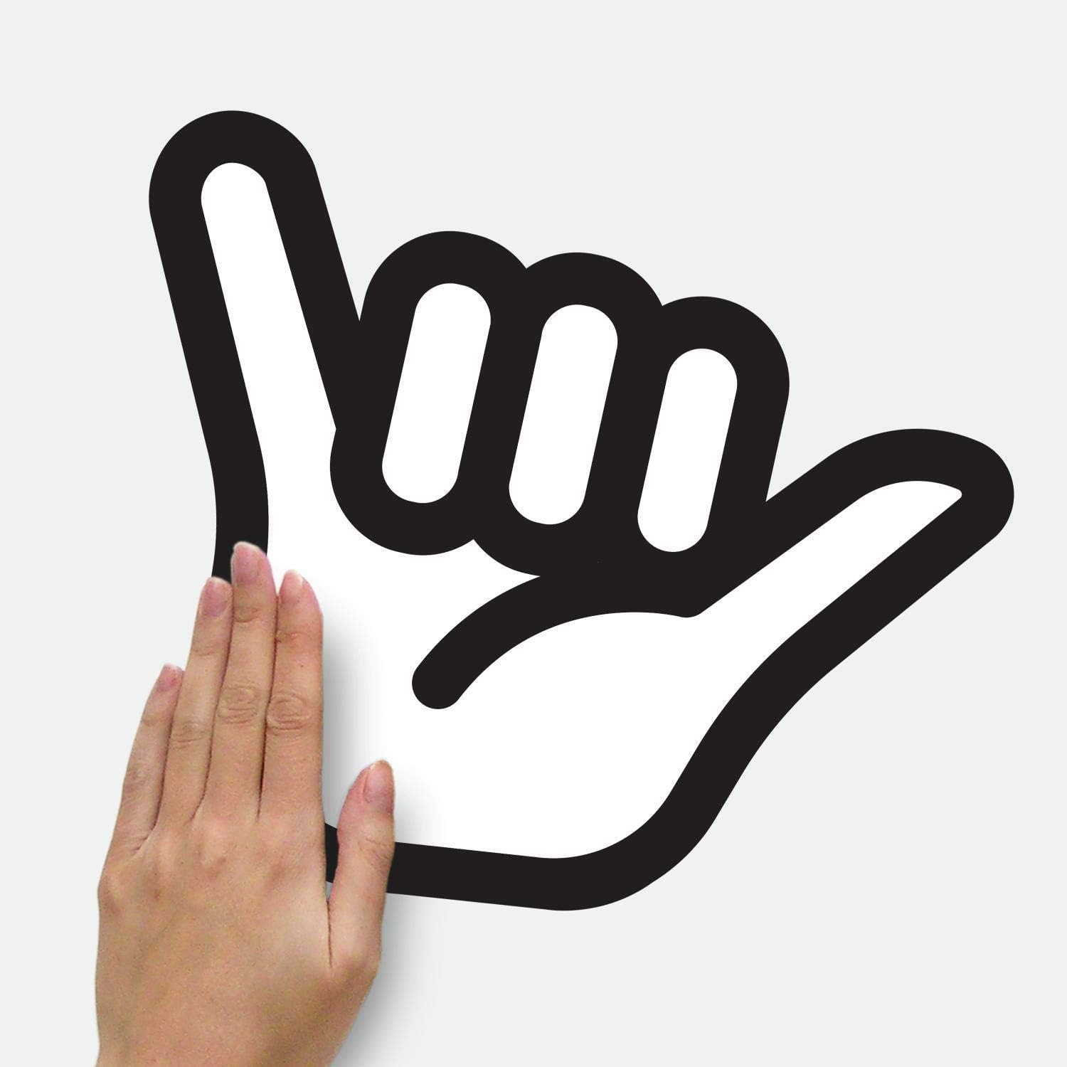 RMK4016GM Peace Hand Dry Erase Giant Peel and Stick Wall Decals