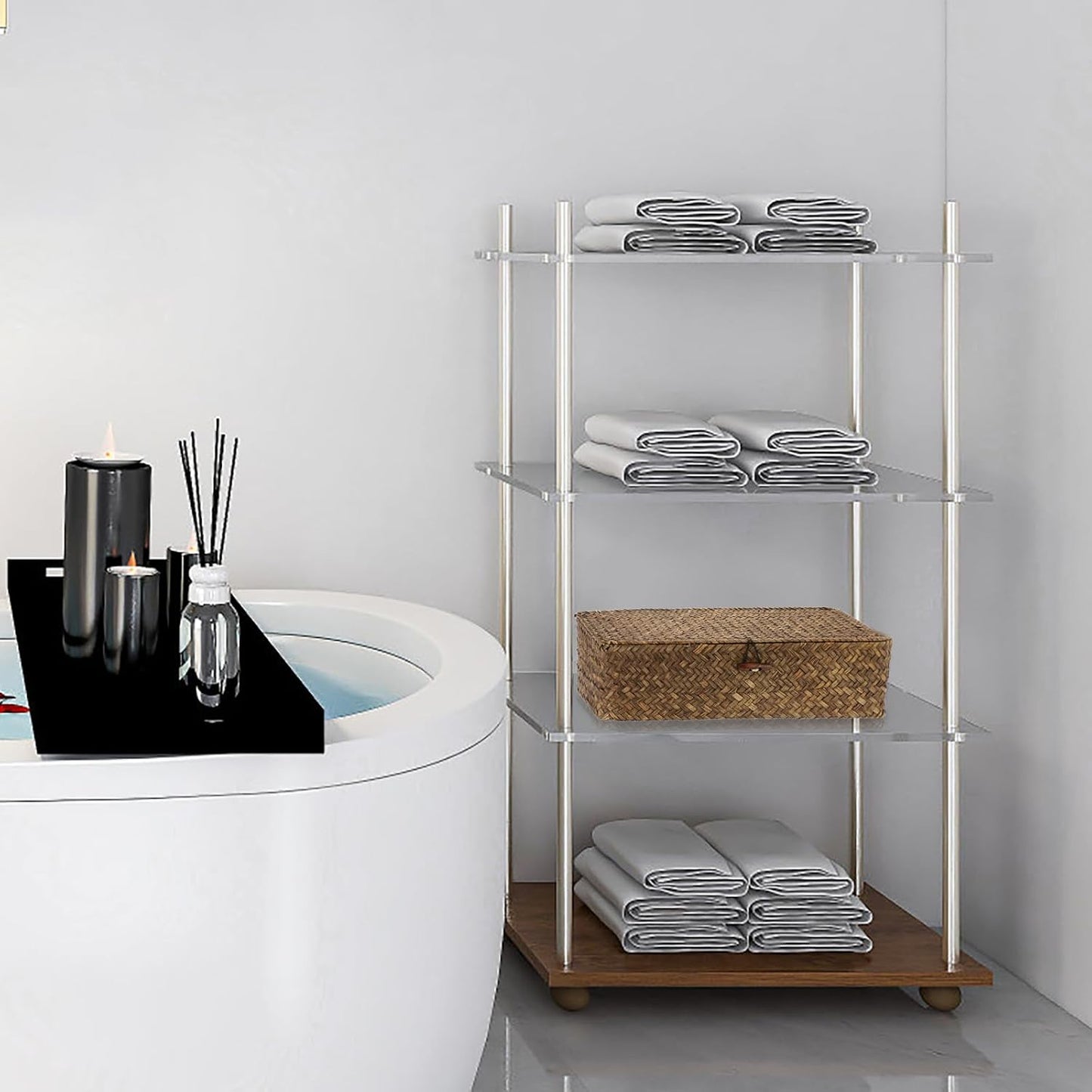 Seagrass Storage Basket / Coffee / Medium
