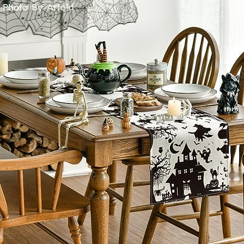 Artoid Mode 210 GSM Halloween Table Runner Home Party Decor 13x72 Inch