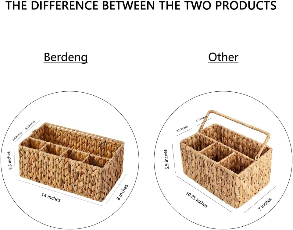 Utensil Basket / Cutlery Holder / Water Hyacinth