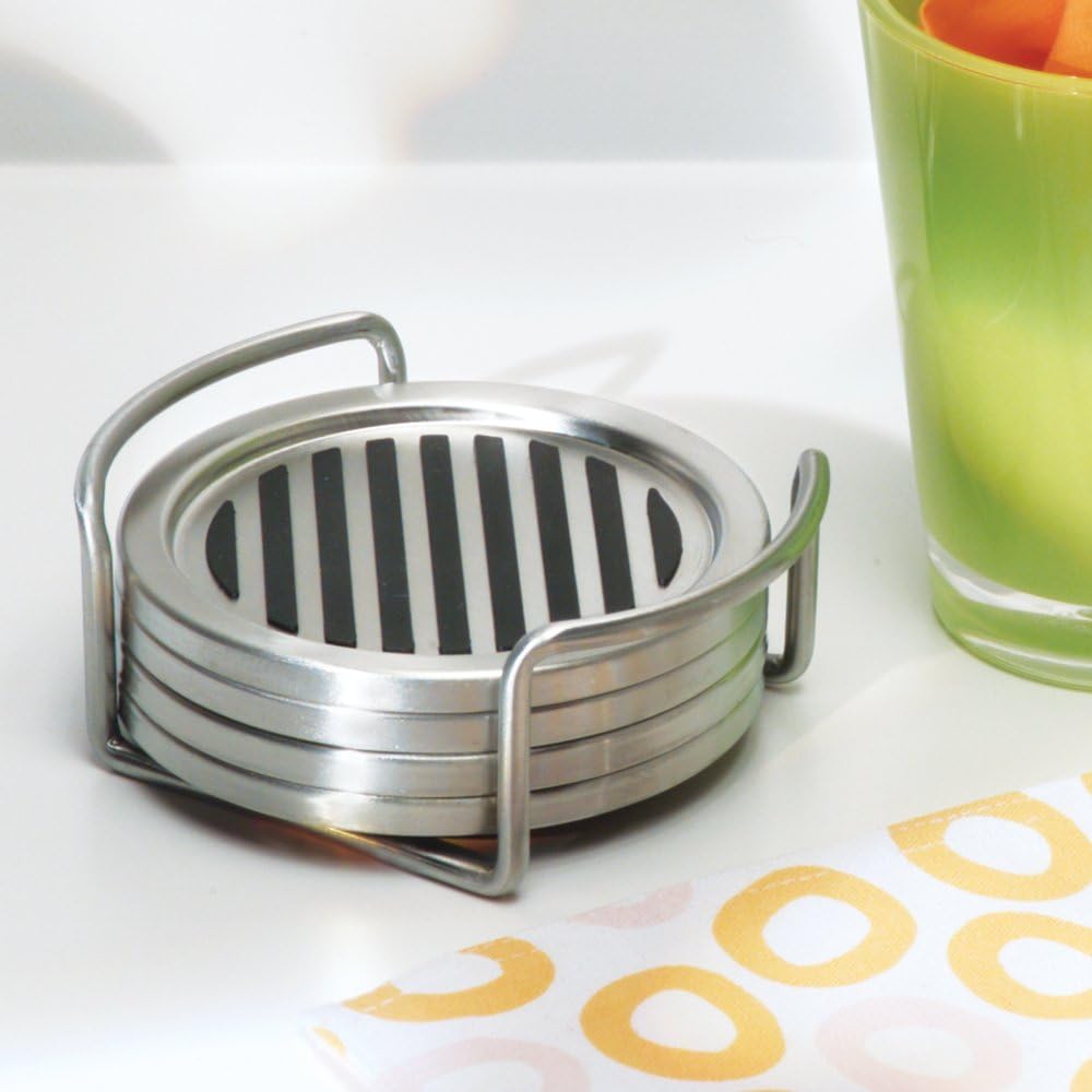 Brushed Stainless Steel / Set of 4