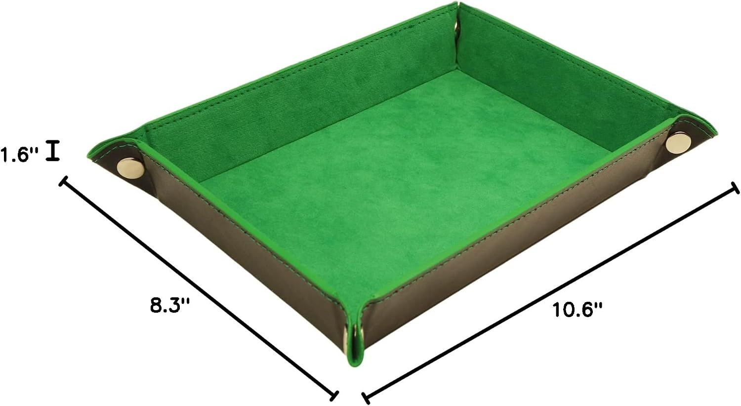 Valet Organizer / Catchall Tray for Jewelry / Green