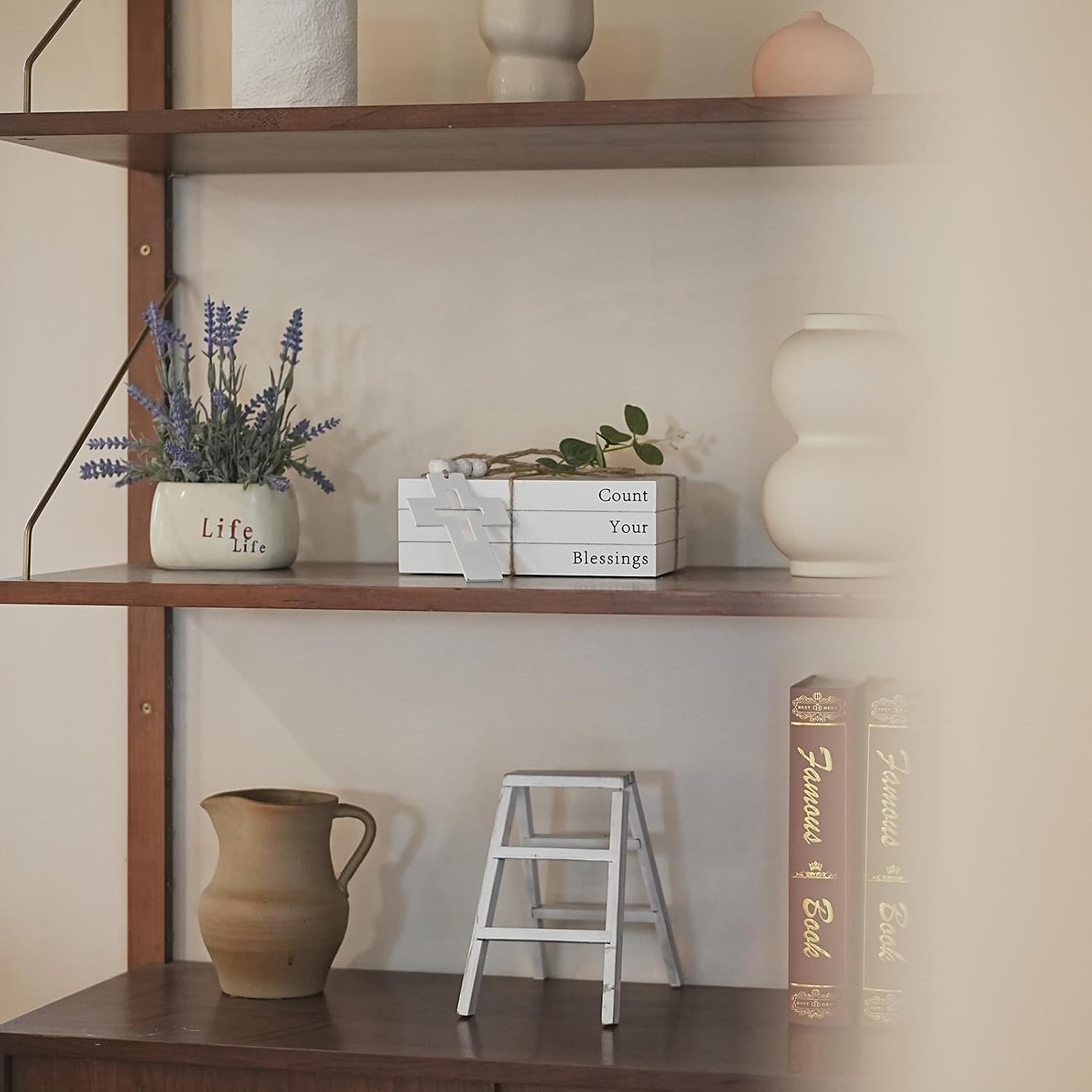 Farmhouse Book Decor / Count Your Blessings