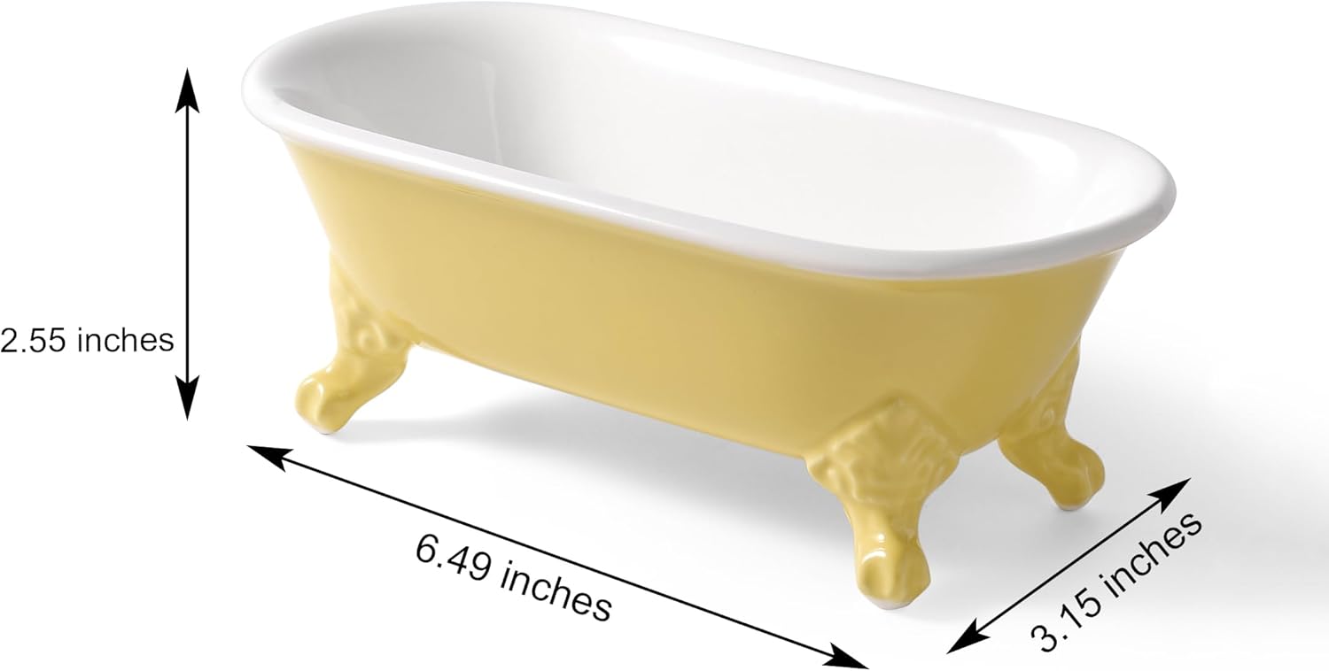 Kitchen Sponge Holder and Shower Tray / Yellow