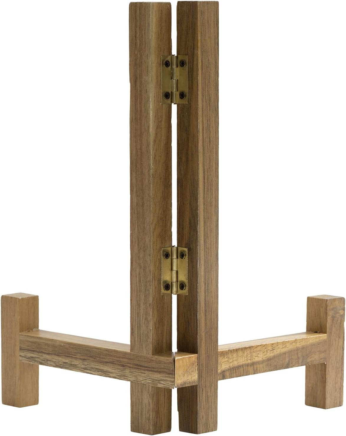 Rustic Acacia Wood Tabletop Saucer Rack