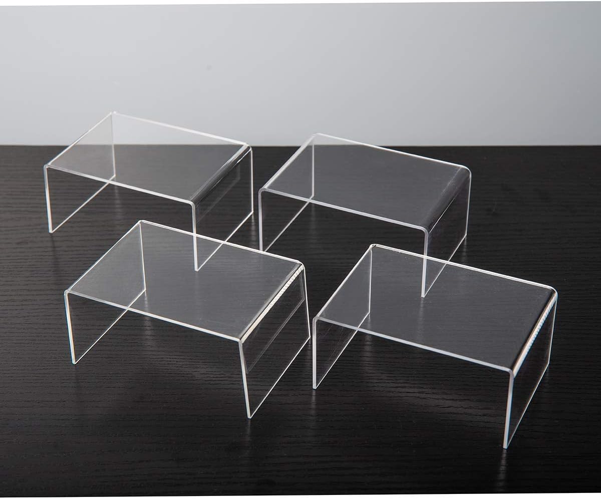 Cupcake Stand for Small Toys and Cosmetics / 10p-2*3*4 / Clear