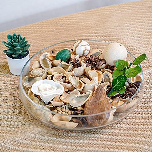 Qingbei Rina Peach Potpourri Dried Flowers, White, 14 oz