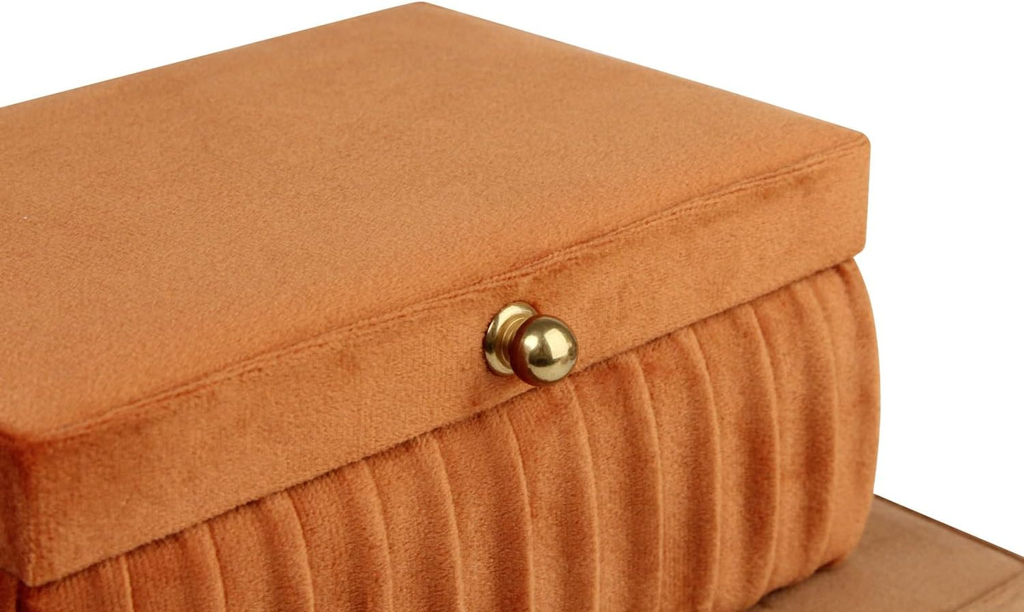 Velvet Decorative Boxes / Brown