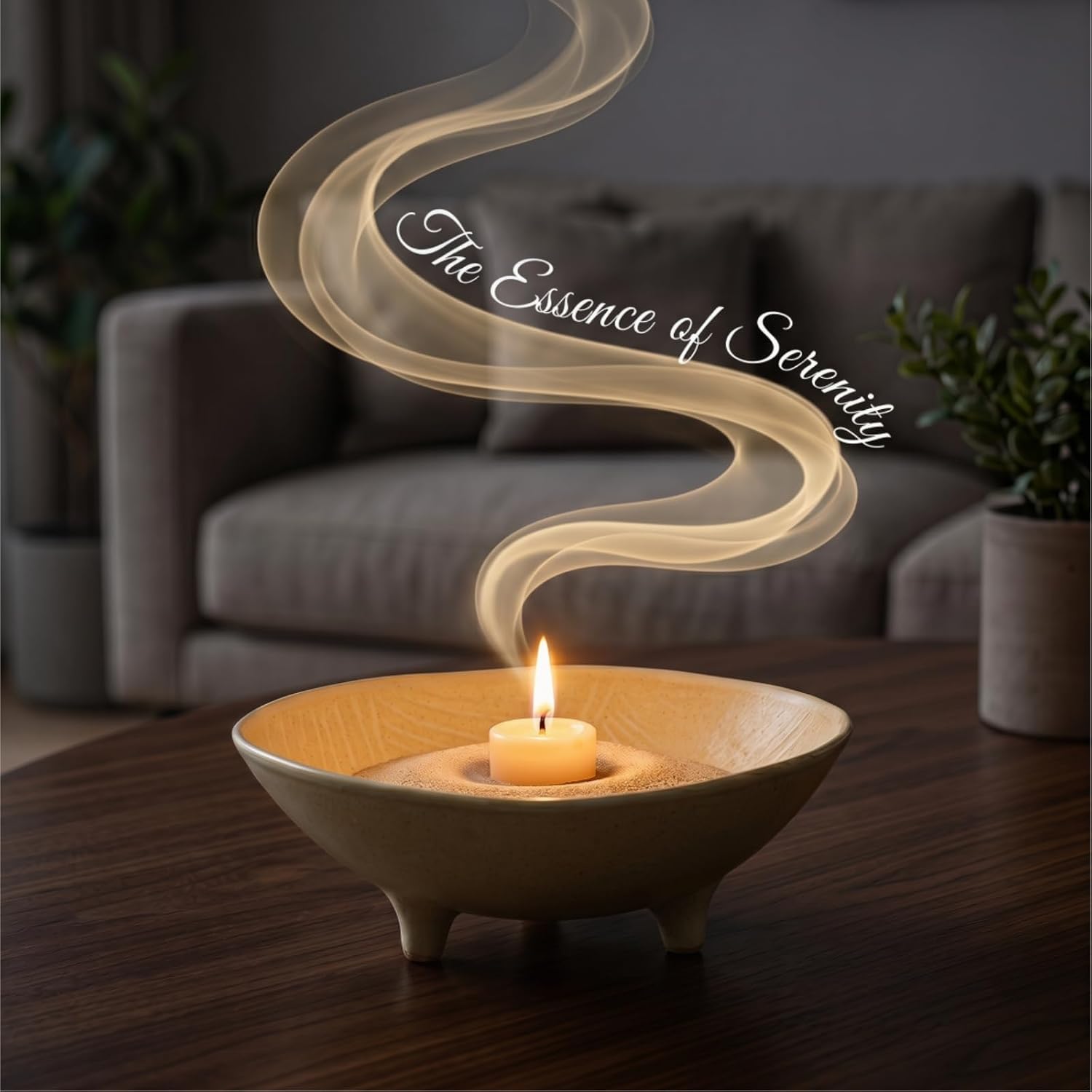 Ceramic Candle / Sand Holder / 8 Inch / Set of 2