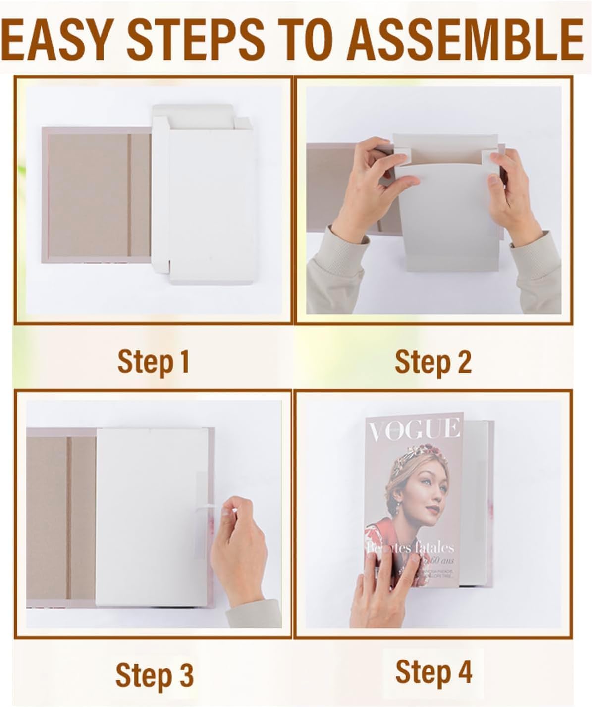Decorative Books / Stylish Fake Books of Room Books Decor Aesthetic / Set of 4