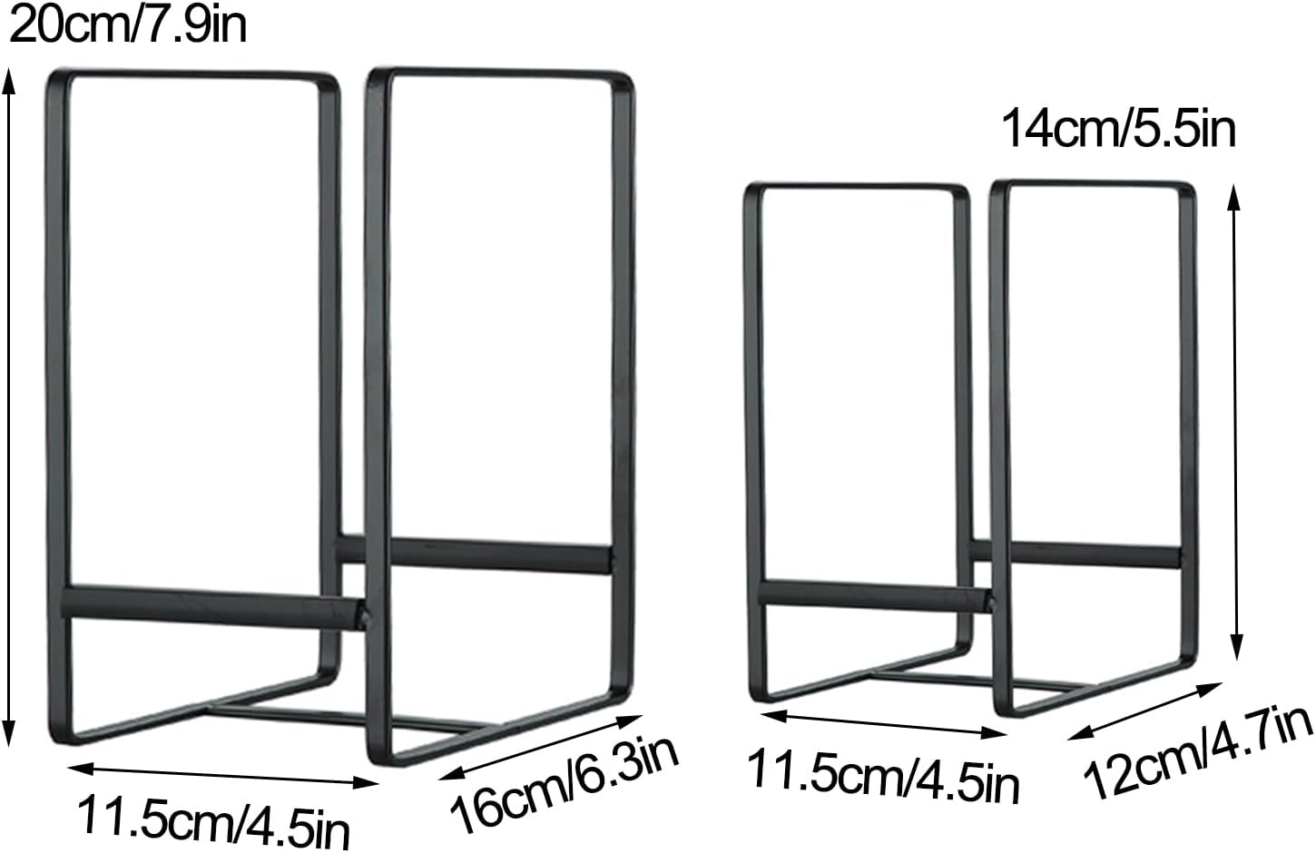 Metal Drying Rack, 3 Pack Inside Cabinet Plate Holders Organizers, Upright Dish Racks for Countertop and Cupboard
