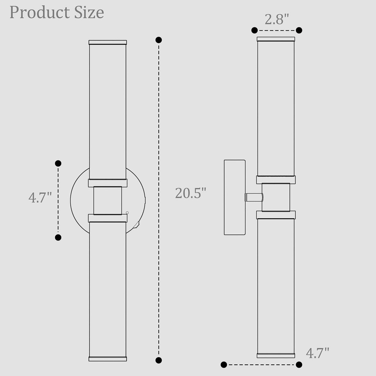 Rayogale Nickel & Walnut Wireless Battery Operated Wall Sconces with Remote | Glass Rechargeable Wall Lights Set of 2