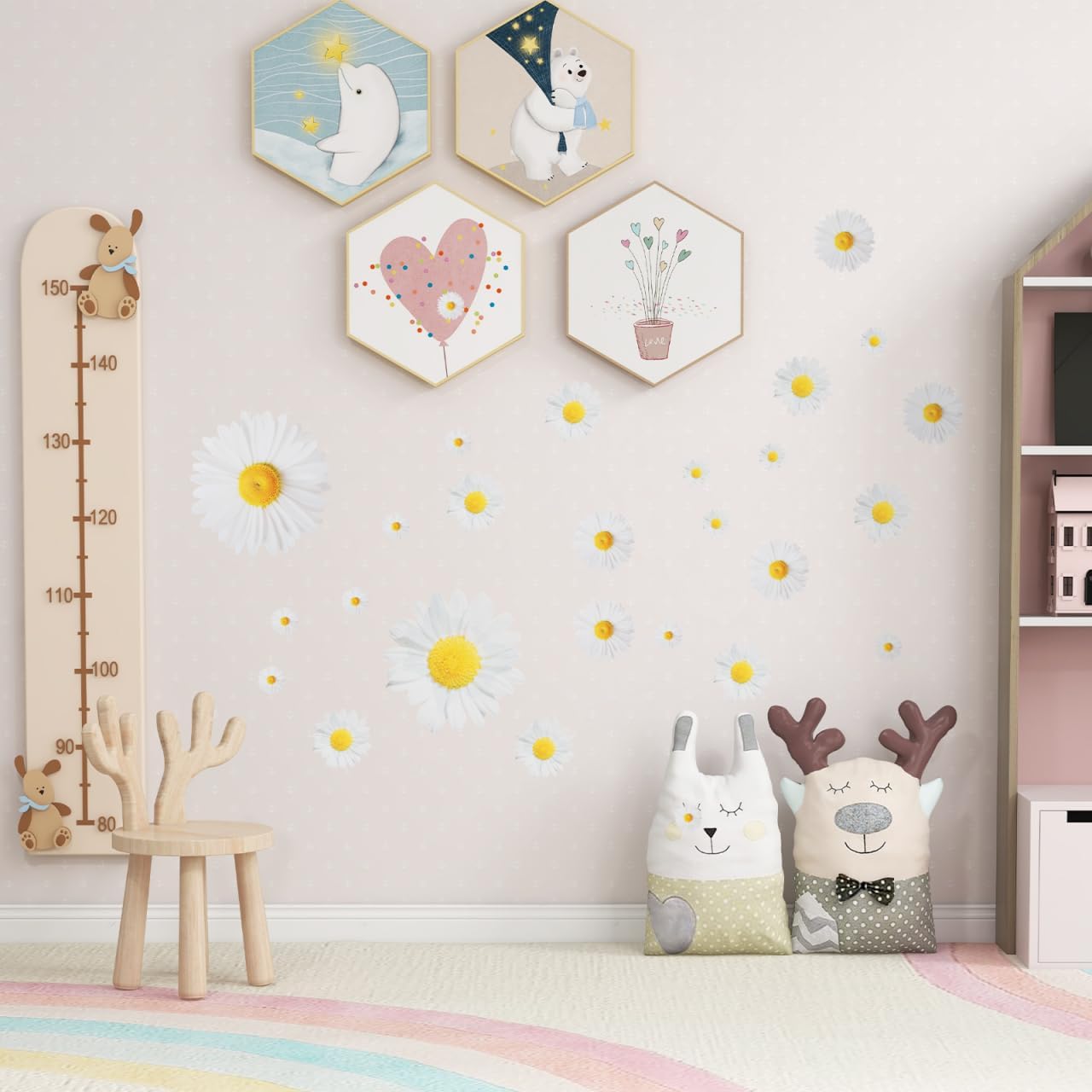 Daisy Wall Stickers Removable Flower Decal