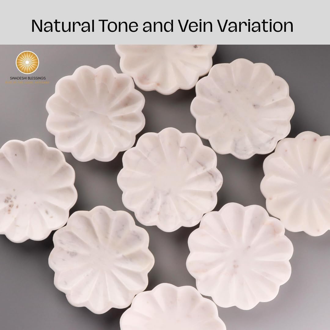 Handcrafted Marble Jewelry Tray