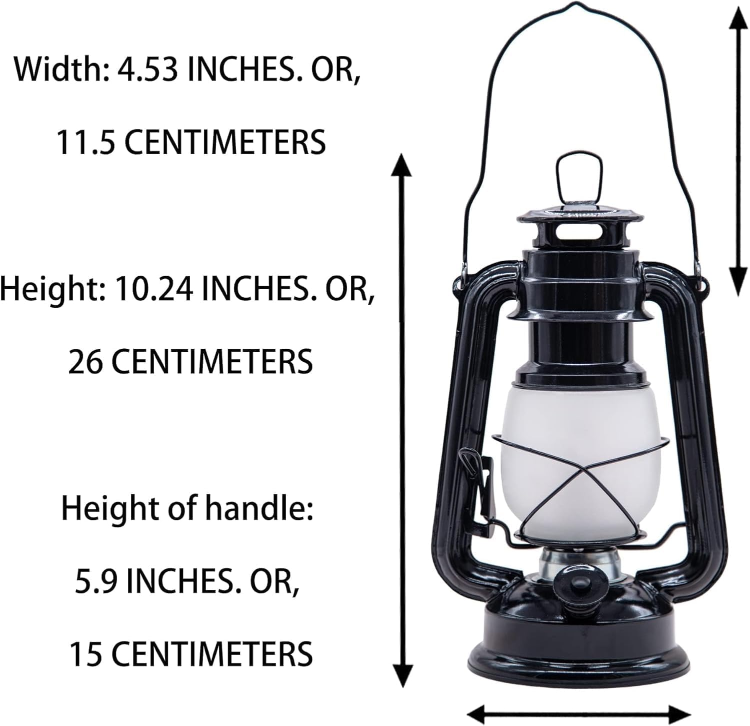 YAKii LED Vintage Flame Lantern Metal Outdoor Hanging Lantern with Dancing Flame Battery Operated Halloween Outdoor