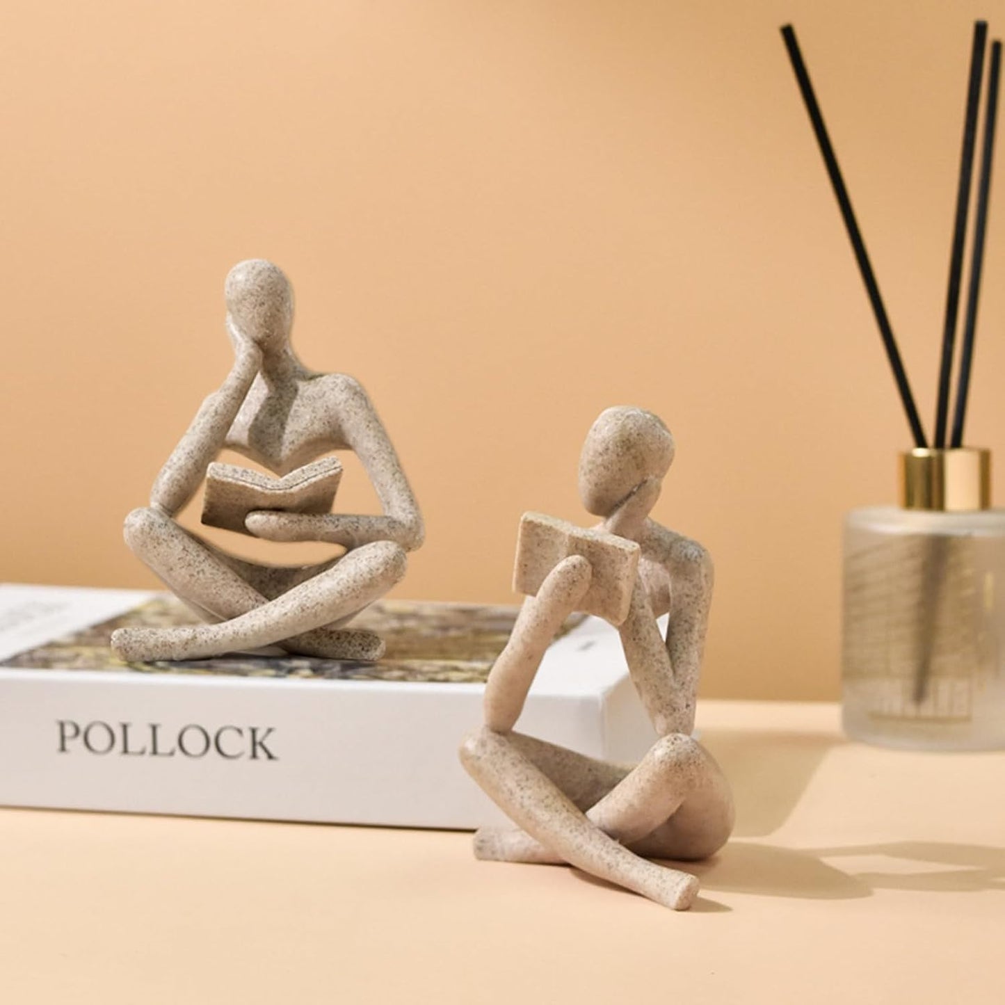 Modern Aesthetic Figurine Decoration / Small / Left