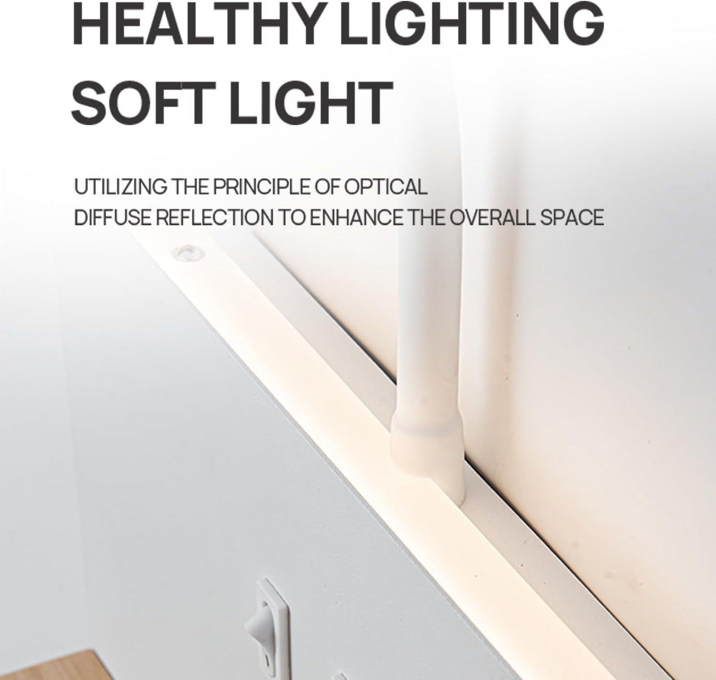 White Bedside Wall Sconce with Wireless Charging Station, USB-C & USB-A Ports, Plug in Wall Light with Shelf, Gooseneck